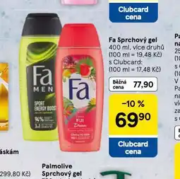 Tesco Fa sprchový gel nabídka