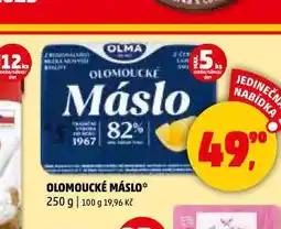 Penny Market Olomoucké máslo nabídka