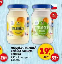 Penny Market Tatarská omáčka nabídka