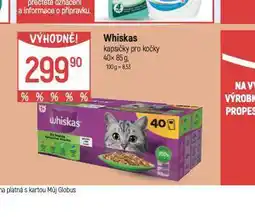 Globus Whiskas kapsičky pro kočky nabídka
