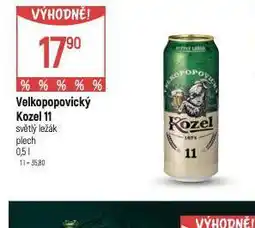 Globus Pivo velkopopovický kozel 11 nabídka