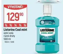 Globus Listerine ústní voda nabídka