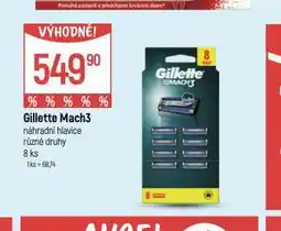 Globus Gillette mach3 náhradní hlavice nabídka
