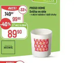 Globus Svíčka ve skle nabídka