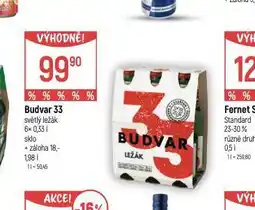 Globus Pivo budvar 33 nabídka