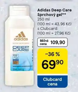 Tesco Adidas Deep Care Sprchový gel nabídka