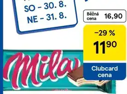 Tesco Mila nabídka