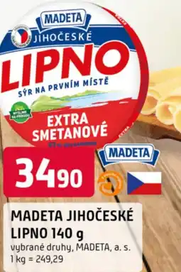 Trefa Madeta jihočeské lipno nabídka