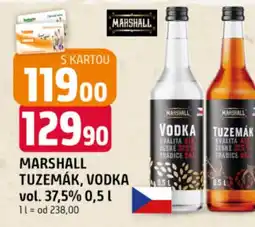 Trefa Marshall tuzemák, vodka vol.37.5% nabídka