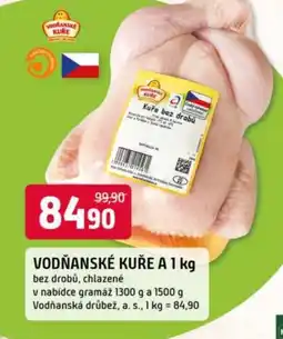 Trefa Vodňanské kuře a nabídka