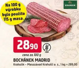 Trefa Bochánek madrid nabídka
