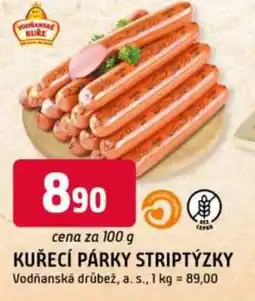Trefa Kuřecí párky striptýzky nabídka