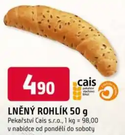 Trefa Lněný rohlík nabídka