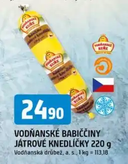 Trefa Vodňanské babiččiny játrové knedlíčky nabídka