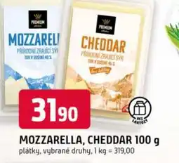 Trefa Mozzarella, cheddar nabídka
