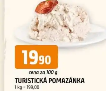 Trefa Turistická pomazánka nabídka