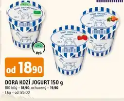 Trefa Dora kozí jogurt nabídka