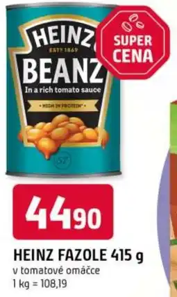Trefa Heinz fazole nabídka