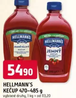 Trefa Hellmann's kečup nabídka