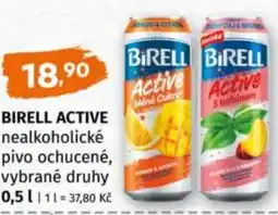 Trefa Birell active nealkoholické pivo ochucené nabídka