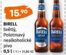 Trefa BIRELL Světlý, Polotmavý nealkoholické pivo nabídka
