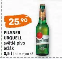 Trefa Pilsner urquell světlé pivo ležák nabídka