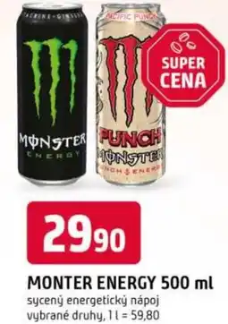 Trefa Monter energy nabídka