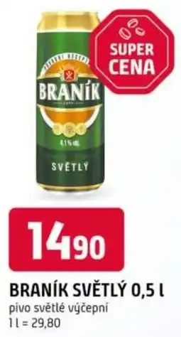 Trefa Braník světlý pivo světlé výčepní nabídka