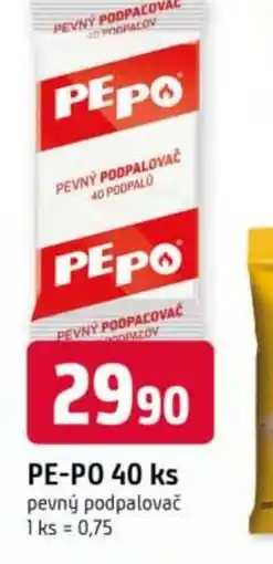 Trefa Pe-po pevný podpalovač nabídka