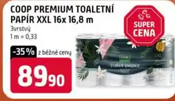 Trefa Coop premium toaletní papír xxl nabídka