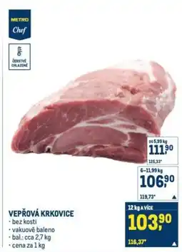 Makro Vepřová krkovice nabídka
