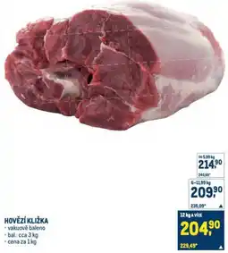 Makro Hovězí kližka nabídka