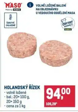 Makro Holandský řízek nabídka