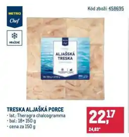 Makro Treska aljašká porce nabídka