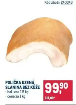 Makro Polička uzená slanina bez kůže nabídka