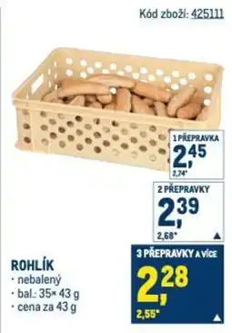 Makro Rohlík nabídka