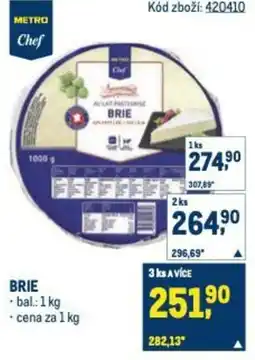 Makro Metro Chef Brie nabídka