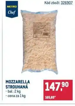 Makro Mozzarella strouhaná nabídka