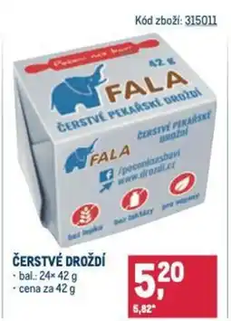 Makro Čerstvé droždí nabídka