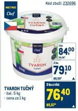 Makro Metro Chef Tvaroh tučný nabídka