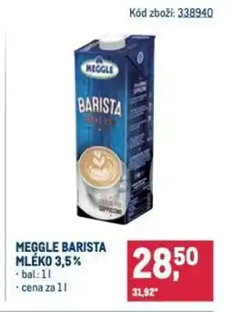 Makro Meggle barista mléko 3,5% nabídka