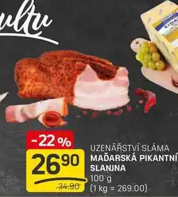 Flop MAĎARSKÁ PIKANTNÍ SLANINA 100g nabídka