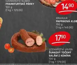 Flop ŠUNKOVÝ TOČENÝ SALÁM Z KOMÍNA 100 g nabídka