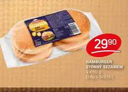 Flop HAMBURGER SYPANÝ SEZAMEM 4 x 50 g nabídka