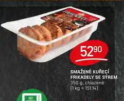 Flop SMAŽENÉ KUŘECÍ FRIKADELY SE SÝREM 350 g, chlazené nabídka