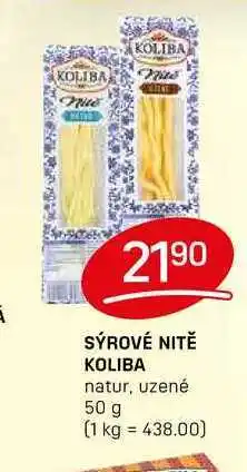Flop SÝROVÉ NITĚ KOLIBA natur, uzené 50 g nabídka