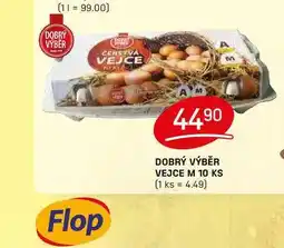 Flop DOBRÝ VÝBĚR VEJCE M 10 KS nabídka