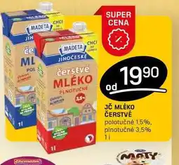 Flop JČ MLÉKO ČERSTVÉ polotučné 1,5% 1l nabídka