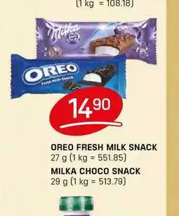 Flop MILKA CHOCO SNACK 29 g nabídka