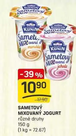 Flop SAMETOVÝ jahoda MIXOVANÝ JOGURT různé druhy 150 g nabídka